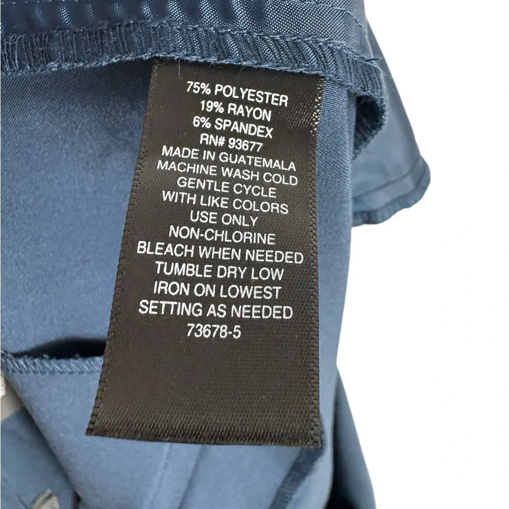 WORTHINGTON NWT Wrinkle-Free Pants in Dusty Blue Size 14 — Work/Office/Career - Picture 7 of 7